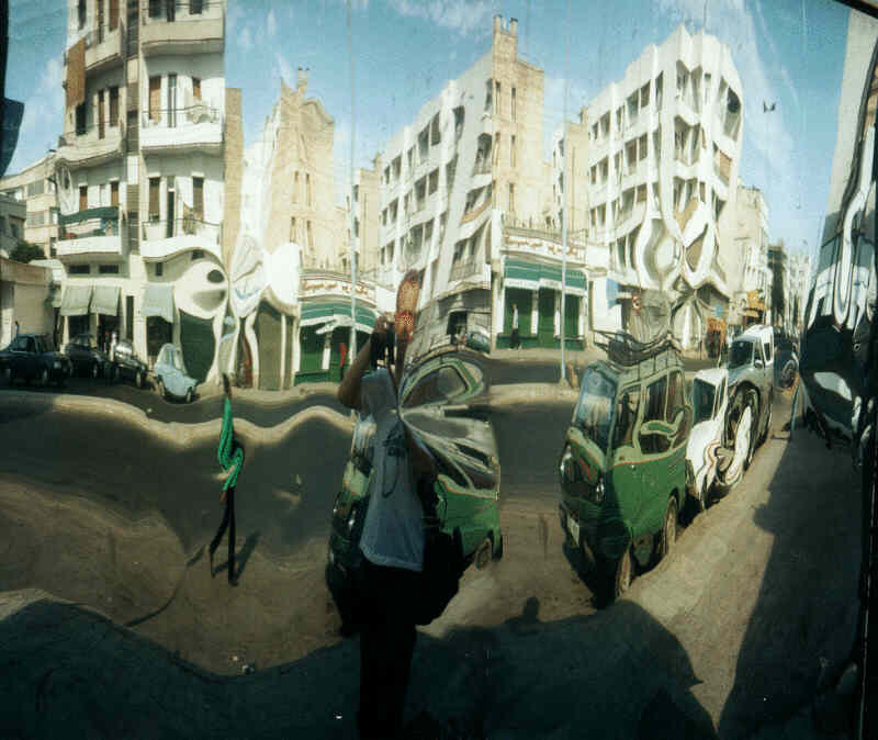a self-portrait in Casablanca